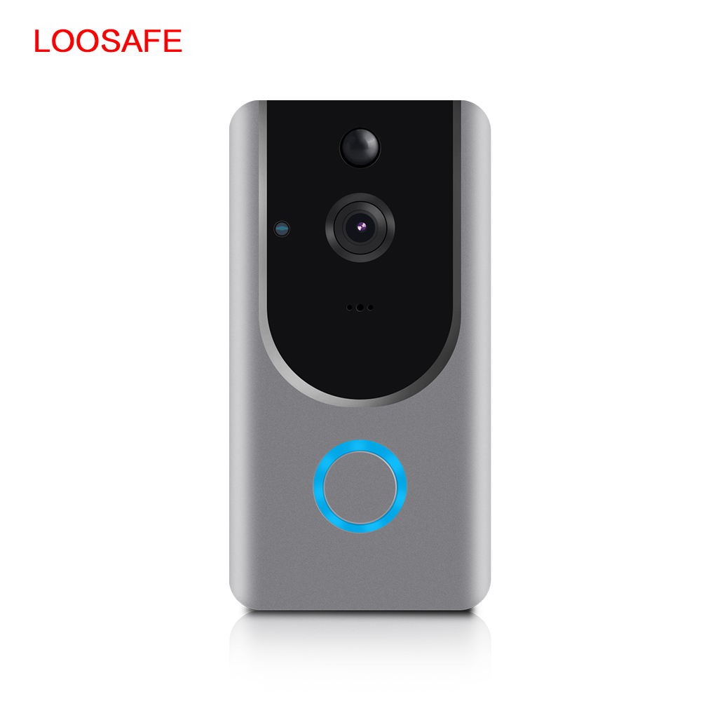Wi Fi Smart Беспроводной видео дверные звонки 720P ПИР Ночное Видение Дверные звонки Android IOS смарт-домофон системы
