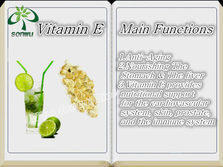 Bulk vitamin e oil/vitamin e softgel capsules/vitamin e 1000 iu