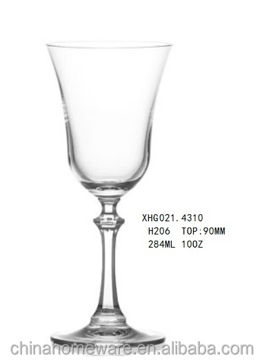 5.5oz Cheap crystal open short double-deckly stemed champagne glass