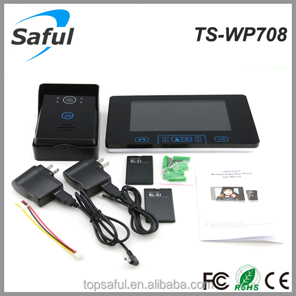 ナイトビジョンワイヤレスビデオドア電話safults-wp708中国の工場問屋・仕入れ・卸・卸売り