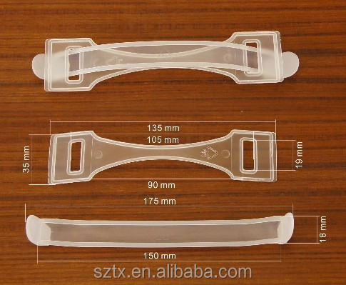 透明なプラスチック製のハンドル135ミリメートル紙用カートンボックス問屋・仕入れ・卸・卸売り
