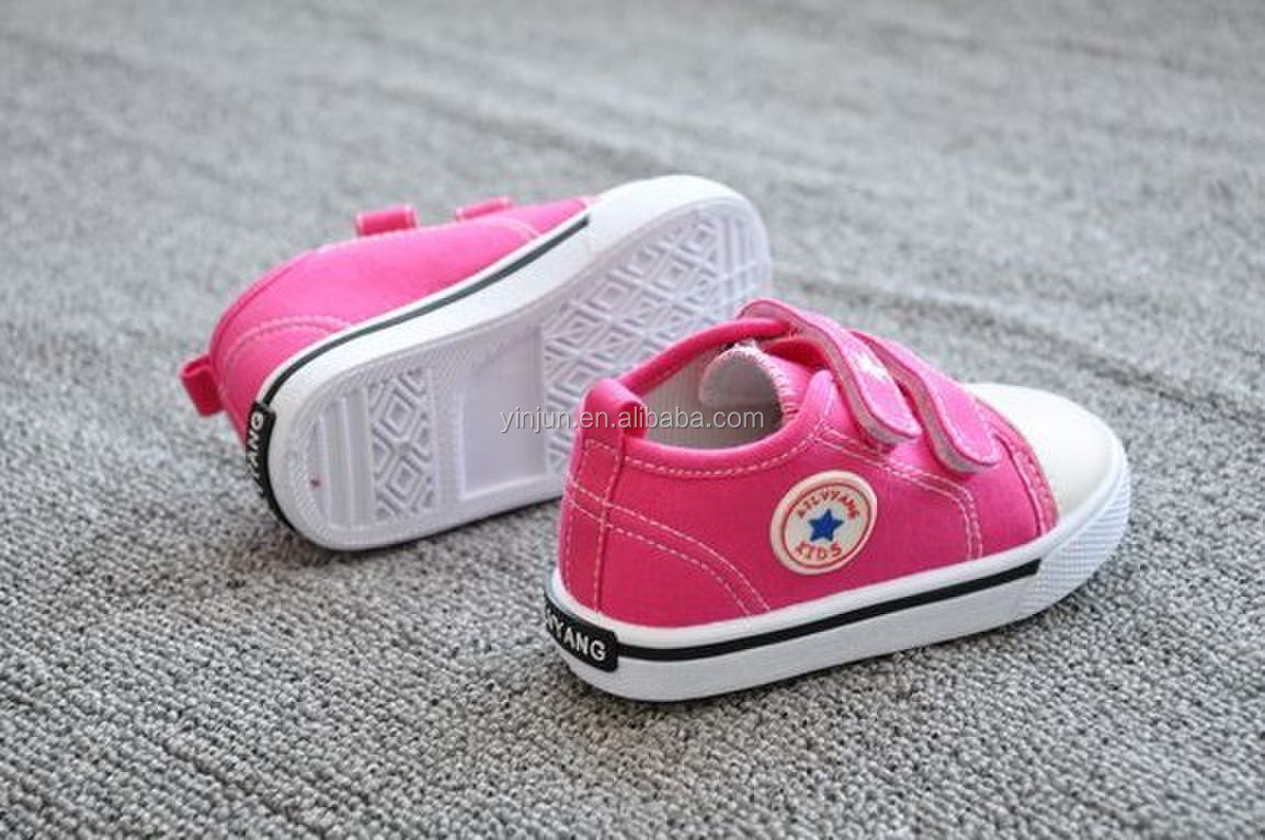 砂糖の色ピンクの子供prewalkerカジュアルキャンバスシューズ問屋・仕入れ・卸・卸売り