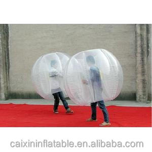 Inflatable Body Zorbing/ inflatable Bubble Football for games