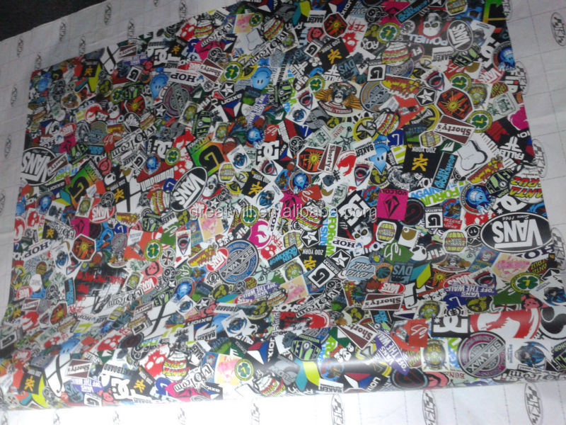 高品質爆弾のステッカー、 爆弾ステッカーのビニール、 ビニールラップstickerbomb自動車ステッカー問屋・仕入れ・卸・卸売り