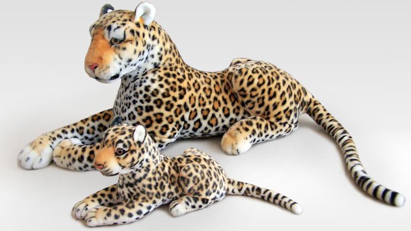 giant stuffed leopard