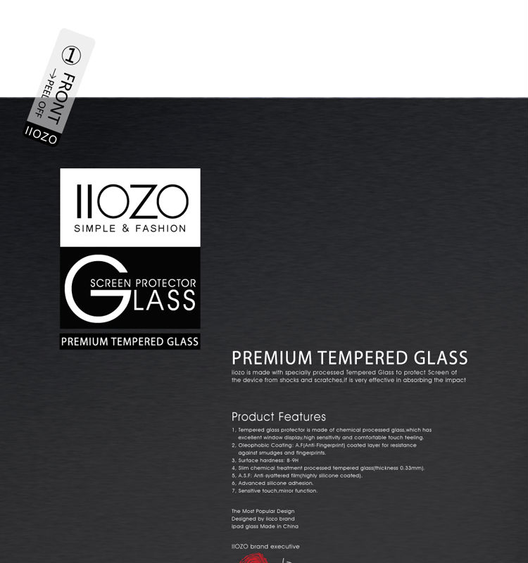 新しい設計された2014年強化ガラス4siphoneのためのスクリーンプロテクター問屋・仕入れ・卸・卸売り