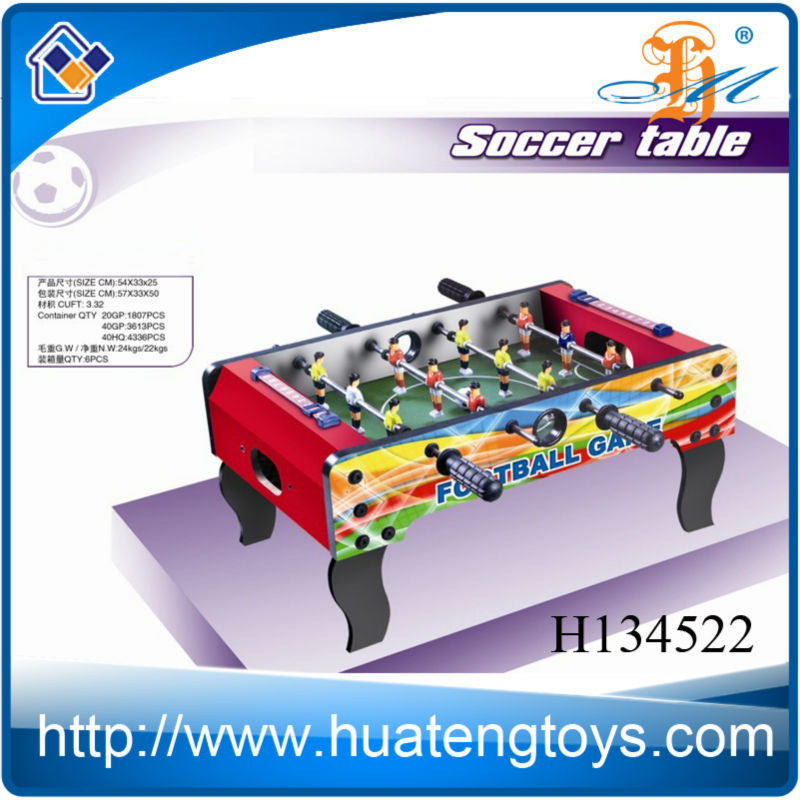 最新の木製小型サッカーテーブル、 ミニフーズボールサッカーテーブルh134607販売のための光と仕入れ・メーカー・工場