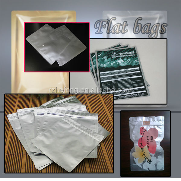 anti-static foil backed clear front stand up tea bags