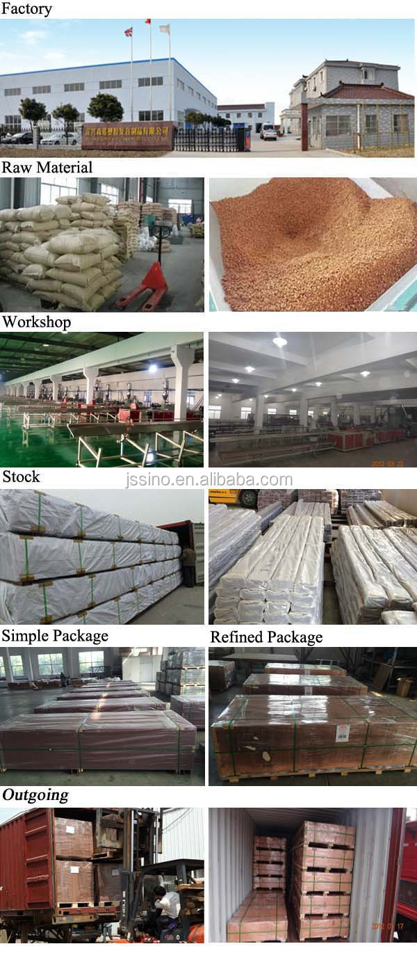 composite wpc handrail/fence bar