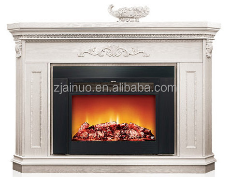 トップ売り手md-9172014年木mdfのマントルピース電気暖炉・家の装飾のための加熱問屋・仕入れ・卸・卸売り