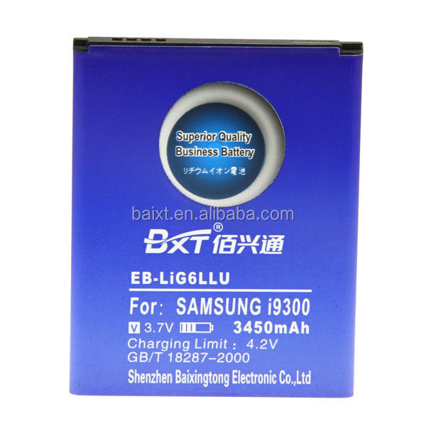 交換用バッテリーs3gbt18287-2000オリジナル品質のメーカー中国の携帯にしました電池のための三星銀河s3バッテリー問屋・仕入れ・卸・卸売り