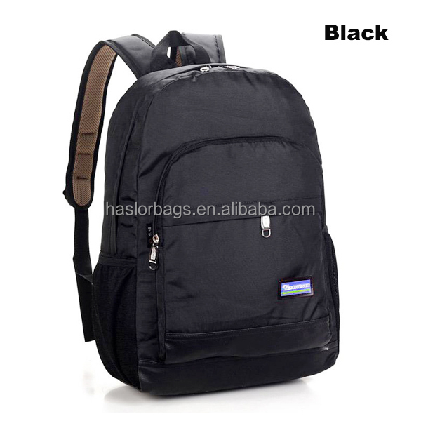 Simple style fashion waterproof polyester backpack bag for girls