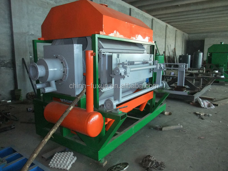 egg tray making machine price/small egg tray machine/red wine paper tray machine(support customize)