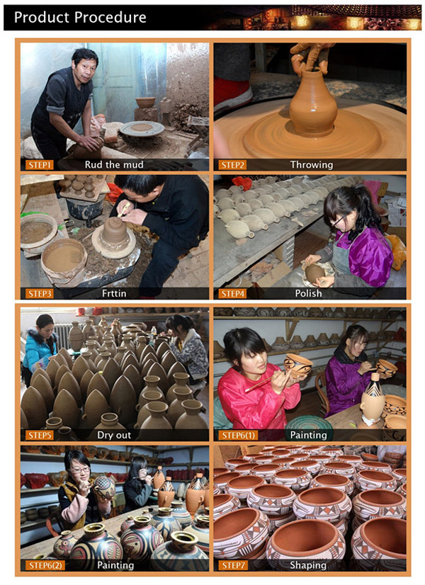 古代中国風絶妙な陶器手作り室内装飾仕入れ・メーカー・工場