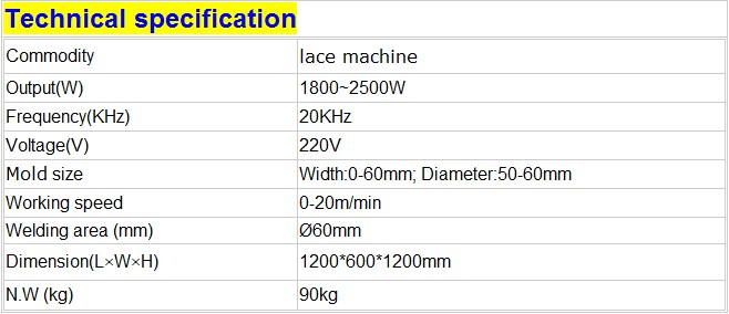 高品質の超音波レースマシン、 工業用ミシンのテーブル仕入れ・メーカー・工場