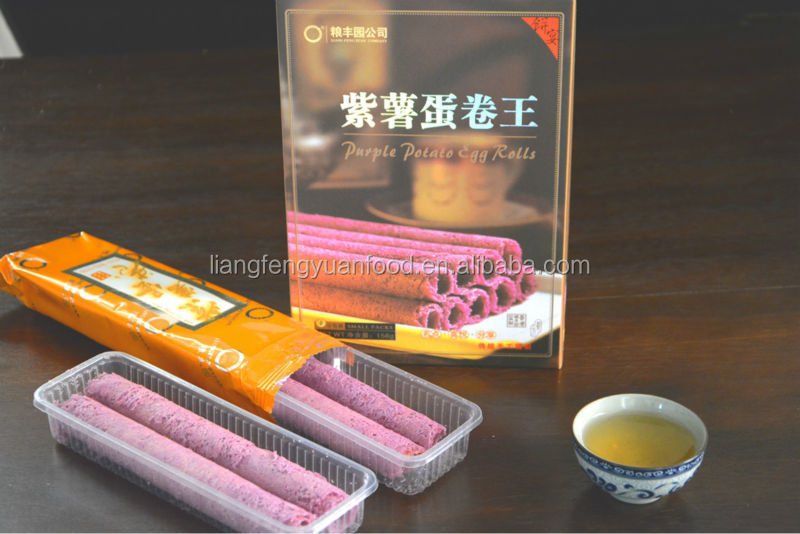 high quality handmade egg roll biscuit factory