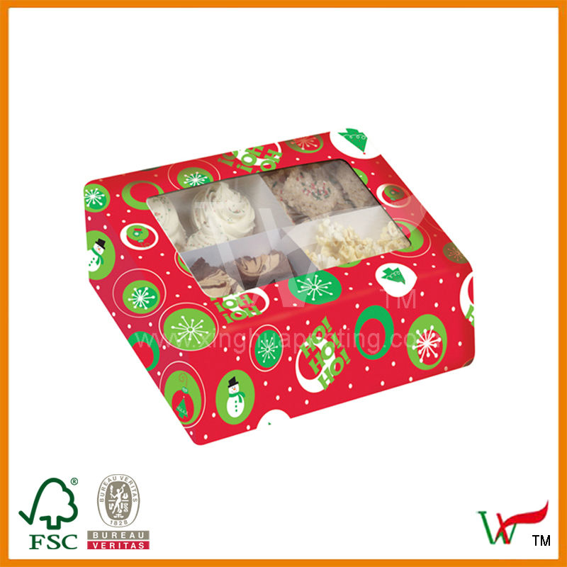 Cupcake Boxes Clear Window