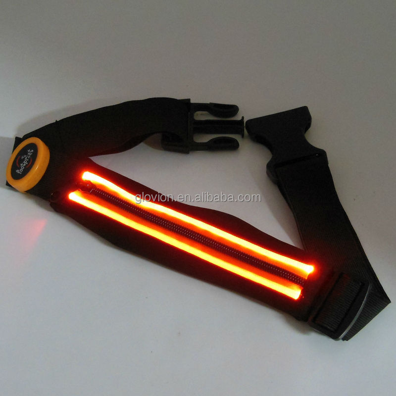カスタマイズされたウエストポーチledが付いているled発光スポーツスポーツウエストポーチベルトポーチ問屋・仕入れ・卸・卸売り