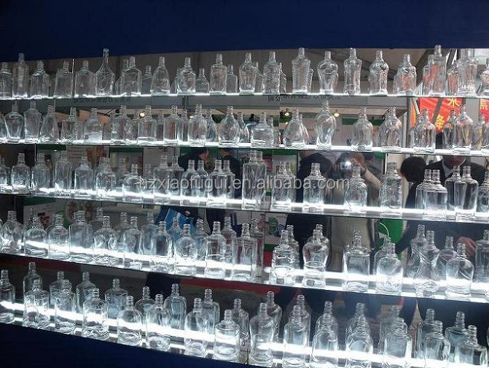 factory made 700ml,750ml crystal high flint xo glass wine bottles with different design
