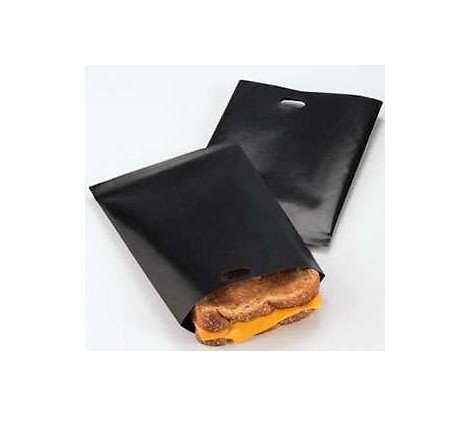 2×黒再利用可能なサンドイッチバッグtoastieトーストしたパントースター問屋・仕入れ・卸・卸売り