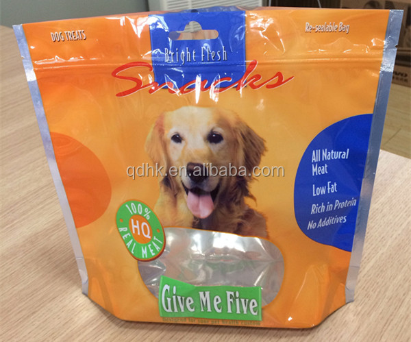 Printed Block Bottom Bag For Pet Food Supplier