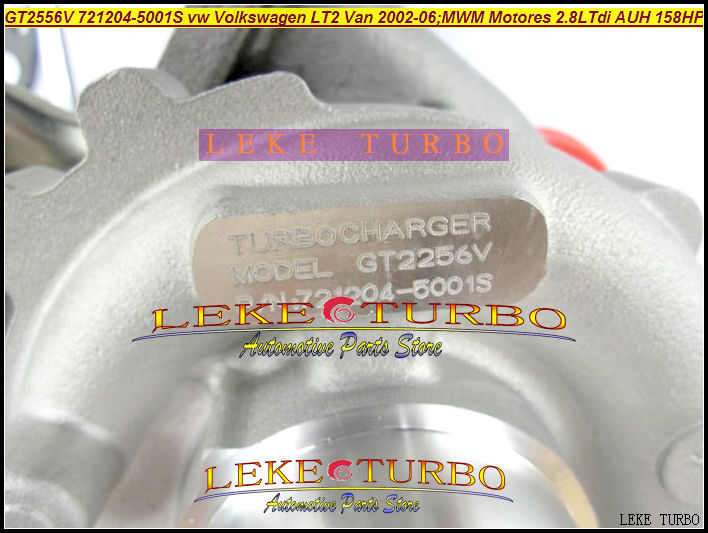 GT2556V 721204 721204-5001S 721204 Turbo Turbocharger For VW  LT II LT2 Van 2002-06 MWM MOTORES 2.8L TDI AUH 158HP (6)