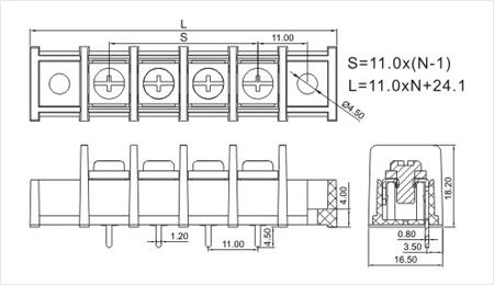 バリアターミナルブロックコネクタの製造sh901am-11.0仕入れ・メーカー・工場