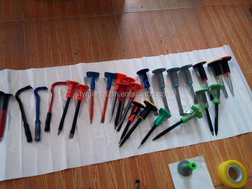冷間鍛造フラット快適なポリ塩化ビニールのハンドル付きチゼル問屋・仕入れ・卸・卸売り