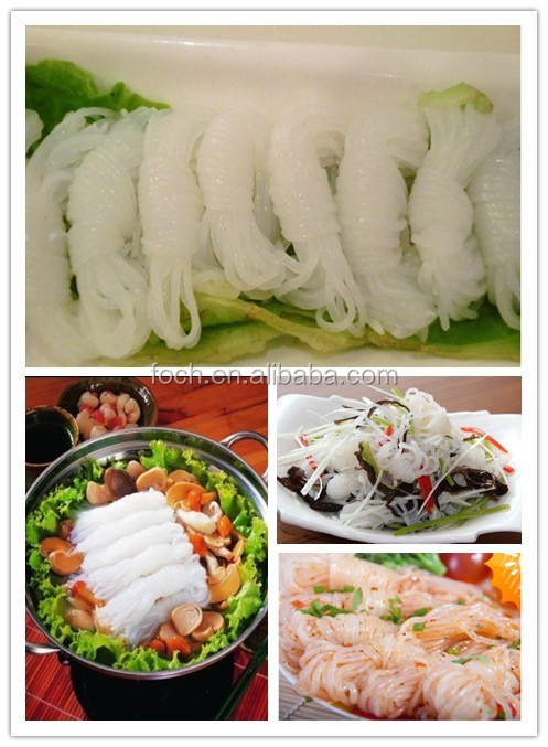 Konjac noodles/knots without wheat or corn