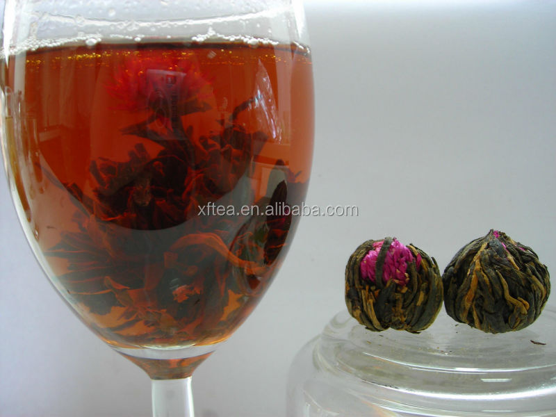 flower tea balls/flower of tea/flower blooming jasmine tea