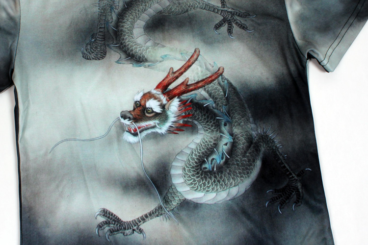 ドラゴン・中国伝説の竜・3dプリント半袖ｔシャツ総柄 T-SHIRT シャツ問屋・仕入れ・卸・卸売り