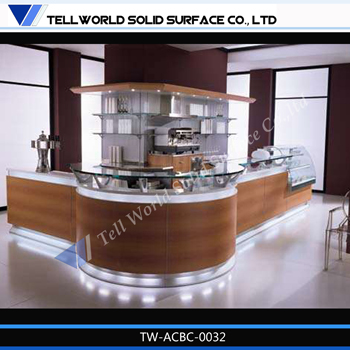 2014 tw moderne en bois buffet restaurant comptoir de bar design ... Comptoir bar moderne