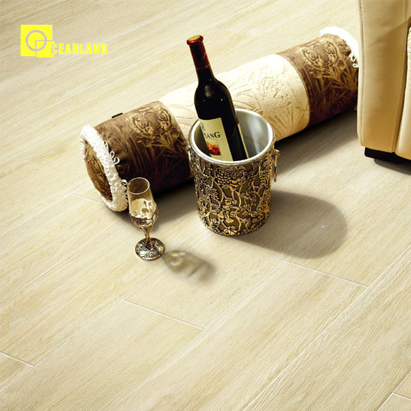 natural wood look polished porcelain tiles hevea flooring