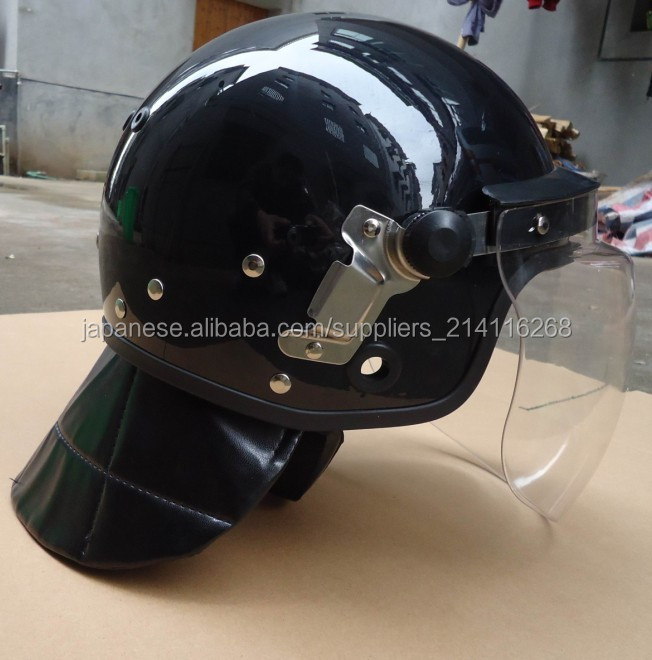 ヨーロピアンスタイルの完全な保護抗- 暴動のヘルメットマスク付き/反暴動銃とアンチフォグバイザー問屋・仕入れ・卸・卸売り