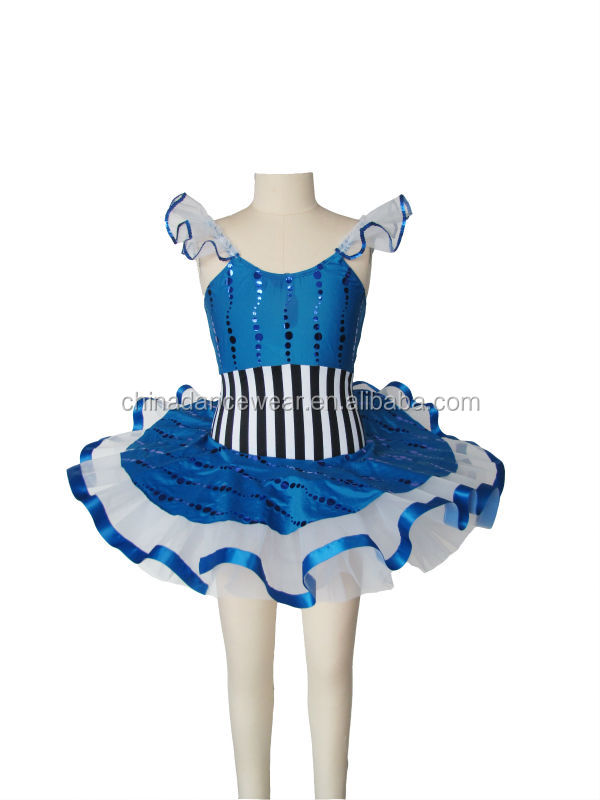 新しいファッションの女の赤ちゃんのかわいい2014年バレエダンスドレスホット別々のリボンの子バレエチュチュダンス衣装モダン問屋・仕入れ・卸・卸売り