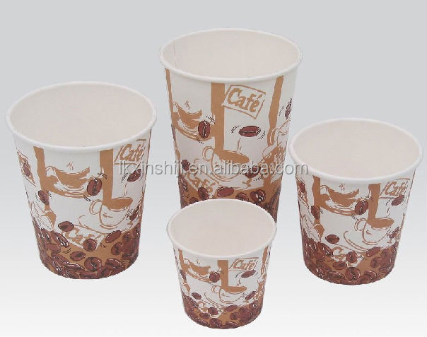 Gelato paper cup with customized logo printed