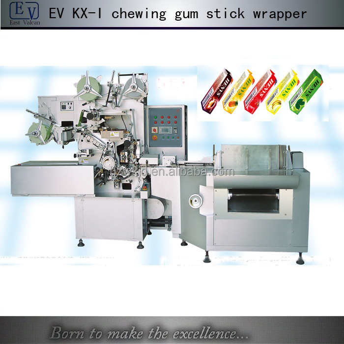 automatic chewing gum wrapping machine