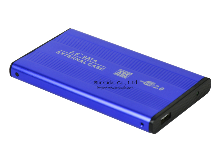 ポータブル2.5インチusb2.0　sata外付けストレージケース問屋・仕入れ・卸・卸売り
