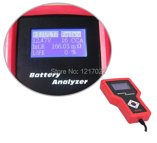 Automotive battery analyser 6