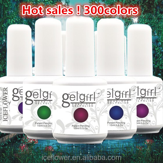 新しいgelgirl2014年!!! 300色、 ジェルネイルキット、 カラージェルマニキュア問屋・仕入れ・卸・卸売り