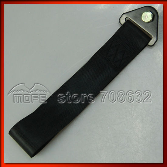 Universal Polyester Front Rear Tow Rope Towing Strap Red Black Green Yellow DSC_0680