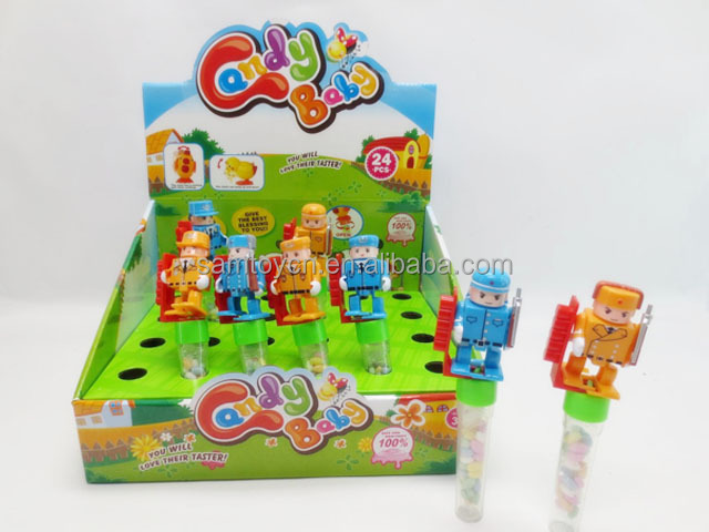 HIGH QUALITY WIND UP DUMPING FROG CANDY TOYS