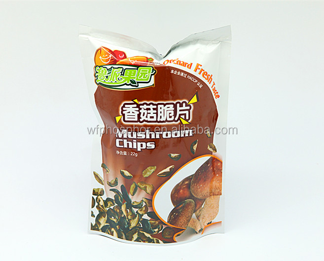 VF Dried Mushroom Chips Healthy Snack Food
