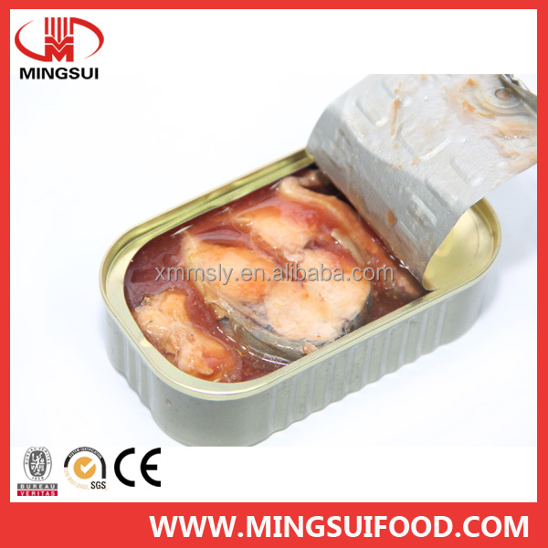 Can tin fish canned mackerel fish in tomato sauce