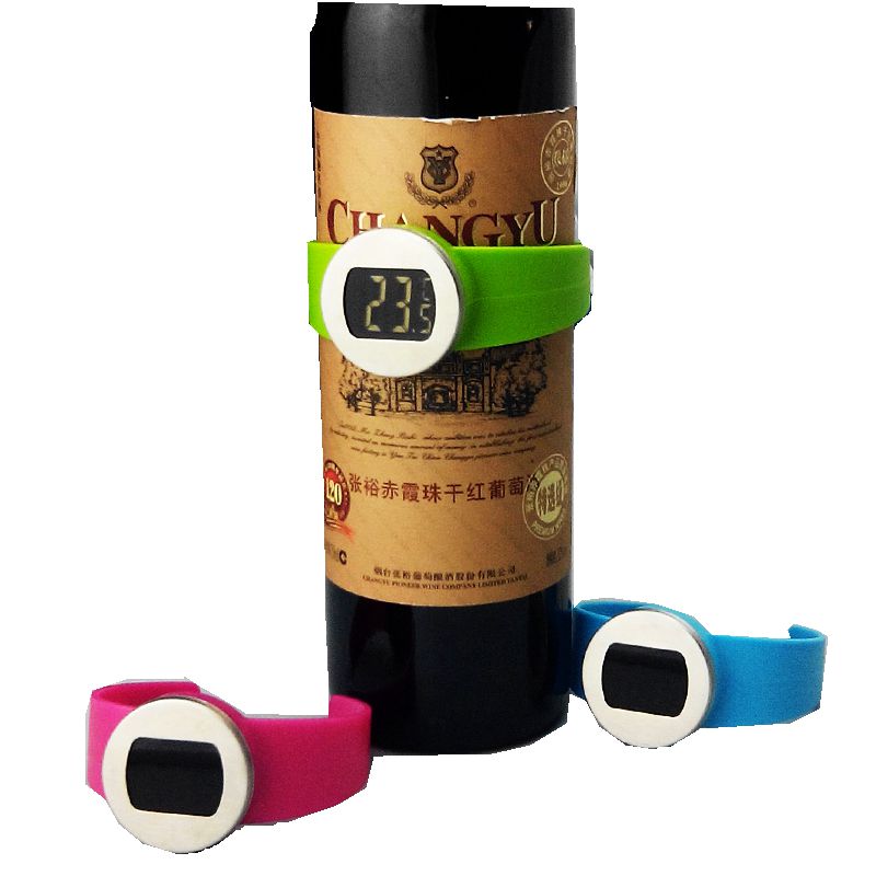 LCD Display Digital Wine Thermometer For Red Wine Bottle TL8002B