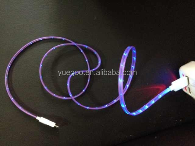 Led2014年hotestデータケーブルをぶら下がっサムスン/htc/シャオmi/スマートフォン/iphone問屋・仕入れ・卸・卸売り