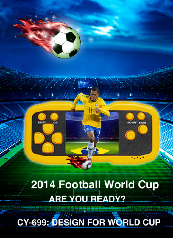 2014年サッカーワールドカップブラジルサッカーを再生するcy-699ゲームコンソール問屋・仕入れ・卸・卸売り