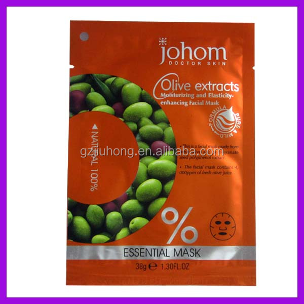 OEM factory cotton sheet facial mask saffron facial mask 100% natural essence