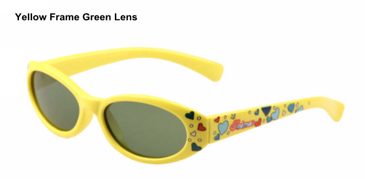 90Kids Children Polarized Sunglasses Polycarbonate Oval Frame Polarised Green Lens UV400 Glasses For Boys Girls Age 3-12yr_1 (3)