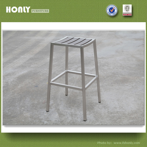 Modern plasti wood table top bar set furniture stainless steel home furniture bar set